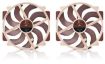 Obrázek NOCTUA Ventilátor NF-A14x25r-G2-PWM-Sx2-PP, 2x 140mm, hnědá