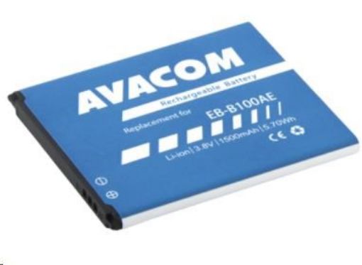 Obrázek AVACOM Baterie do mobilu Samsung Galaxy ACE 3 Li-Ion 3,8V 1500mAh, (náhrada EB-B100AE)