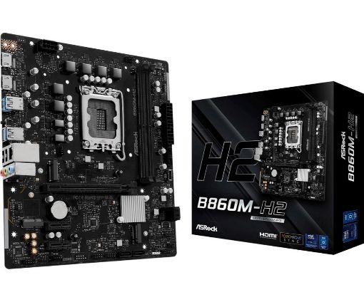 Obrázek ASRock MB Sc LGA1851 B860M-H2, Intel B860, 2xDDR5, 2xHDMI, mATX