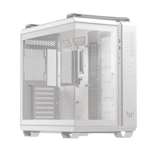 Obrázek ASUS case TUF GAMING GT502 HORIZON, Mid Tower, průhledná bočnice, 4x 120mm ARGB Fan, bílá
