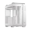 Obrázek ASUS case TUF GAMING GT502 HORIZON, Mid Tower, průhledná bočnice, 4x 120mm ARGB Fan, bílá