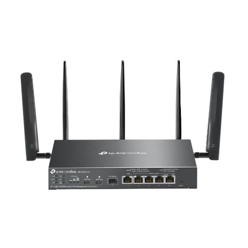 Obrázek TP-Link ER706WP-4G OMADA VPN 4G+Cat6 router (AX3000,1xSFP WAN/LAN,1xGbEWAN,4xGbELAN/WAN,4xPoE+,45W,2xnanoSIM)