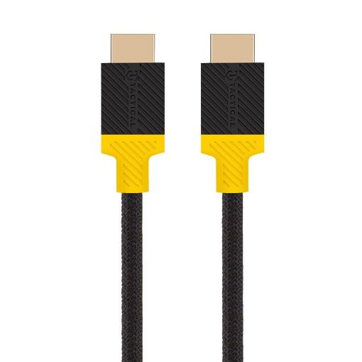 Obrázek Tactical kabel HDMI 2,1, 8K, délka 2,1 m, černo-žlutá