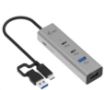Obrázek i-tec Universal Charging Metal HUB 2x USB-C + 2x USB-A Port, PD 85W