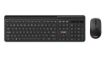 Obrázek C-TECH klávesnice s myší WLKMC-05B, Bezdrátový set 2.4GHz, CZ, Černá