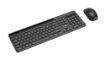 Obrázek C-TECH klávesnice s myší WLKMC-05B, Bezdrátový set 2.4GHz, CZ, Černá
