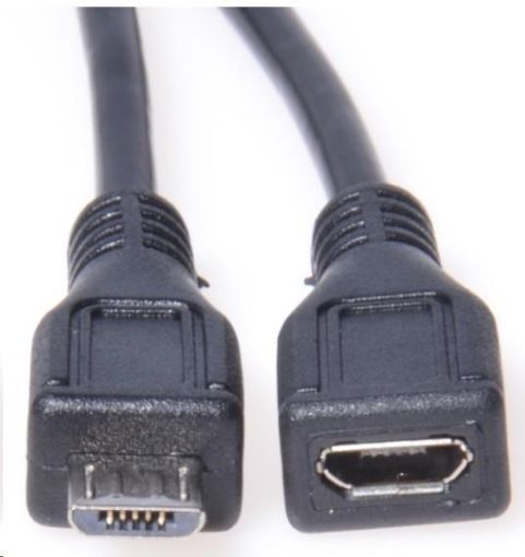 Obrázek PREMIUMCORD Kabel prodlužovací micro USB - micro USB 3m (M/F)