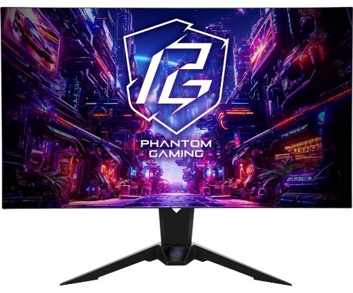 Obrázek ASROCK LCD - 32" Gaming monitor PGO32UFS, OLED, 3840 x 2160 UHD, 240Hz, 1.5M:1, 275cd/m2, 0.03ms, 2xHDMI, 2xDP