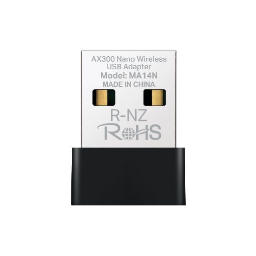 Obrázek MERCUSYS MA14N WiFi6 USB nano adapter (AX300,2,4GHz,USB2.0)