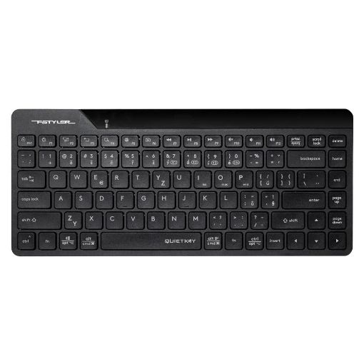 Obrázek A4tech FStyler FBK22 AS, bezdrátová Dual mode Bluetooth+2,4G klávesnice, CZ, černá