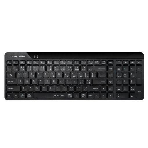 Obrázek A4tech FStyler FBK23 AS, bezdrátová Dual mode Bluetooth+2,4G klávesnice, CZ, černá