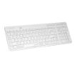 Obrázek A4tech FStyler FBK27C AS, bezdrátová Dual mode Bluetooth+2,4G klávesnice, CZ, bílá