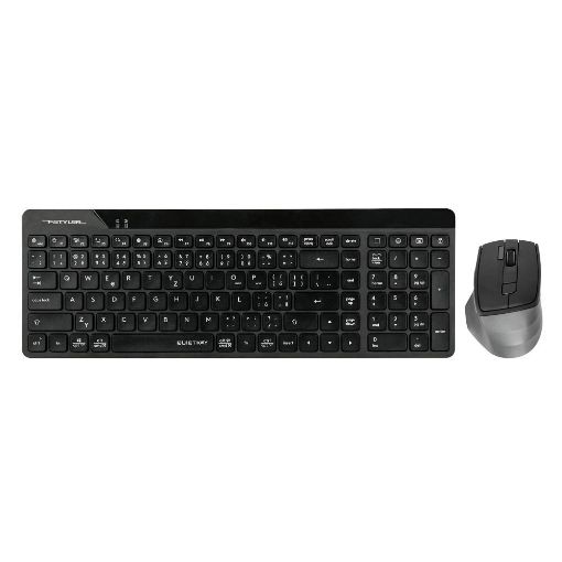 Obrázek A4tech FG2400 Air2, bezdrátový kancelářský set klávesnice s myší, CZ, černá