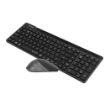 Obrázek A4tech FG2400 Air2, bezdrátový kancelářský set klávesnice s myší, CZ, černá