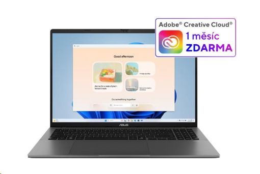 Obrázek ASUS NTB Vivobook S16 (S3607CA-RP005W), Ultra 7 255H, 16" 1920 x 1200, 16GB, 1TB SSD, Intel, W11 Home, Matte Gray