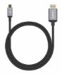 Obrázek Manhattan kabel USB-C na HDMI, USB-C Male na HDMI Male, 1m, černá