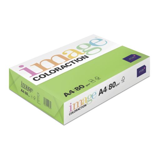 Obrázek Antalis Papír Image Coloraction Java - středně zelená (MA42) A4 (80g/500ks)