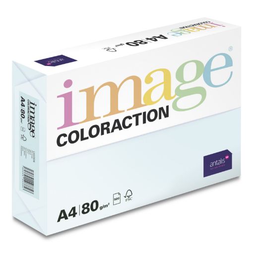 Obrázek Antalis Papír Image Coloraction Lagoon - pastelově světle modrá (BL29) A4 (80g/500ks)