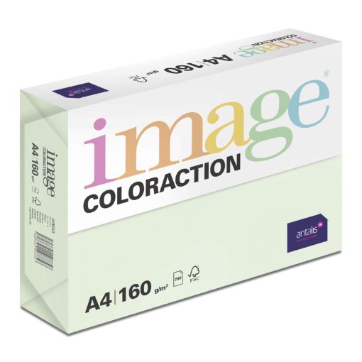Obrázek Antalis Papír Image Coloraction Jungle - pastelově světle zelená (GN27) A4 (160g/250ks)