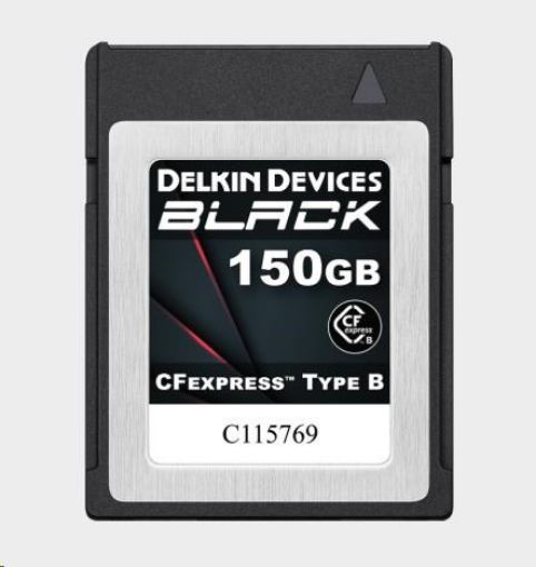 Obrázek Delkin CFexpress BLACK R1725/W1530 150GB Type B