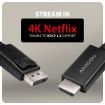 Obrázek AXAGON RVD-HI20C2, DisplayPort -> HDMI 2.0b redukce / kabel 1.8m, 4K/60Hz