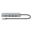 Obrázek MANHATTAN Dokovací stanice USB-C 9v1, HDMI, USB-C 3.0, USB-C PD 100W, 3xUSB-A 3.0, SD/microSD, RJ45