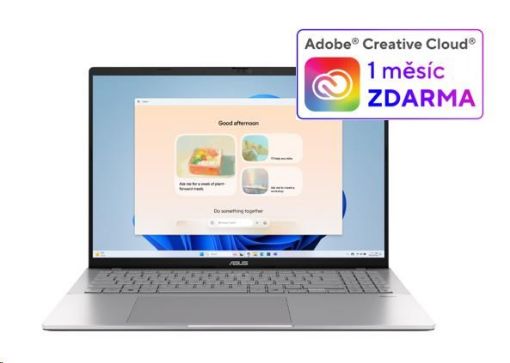 Obrázek ASUS NTB Vivobook S16 (S3607CA-RP006W), Ultra 7 255H, 16" 1920x1200, 16GB, 1TB SSD, Intel, W11 Home, Silver