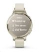 Obrázek Garmin Lily 2 Active Lunar Gold Bone silicon band, EU