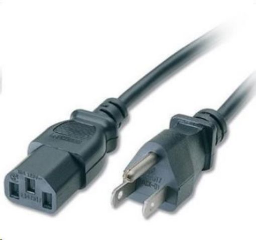 Obrázek PREMIUMCORD Kabel síťový k počítači 2m s USA zástrčkou