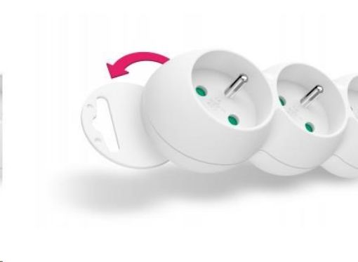 Obrázek CONNECT IT prodlužovací kabel 230V, 6 zásuvek, 5 m, bez vypínače (bílý)