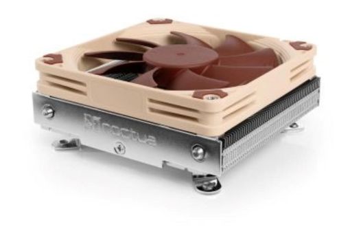 Obrázek NOCTUA Chladič CPU NH-L9i-17xx, 1x 92mm, LGA1851, LGA1700, hnědá/stříbrná