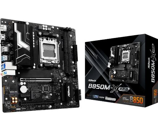 Obrázek ASRock MB Sc AM5 B850M-X R2.0, AMD B850, 2xDDR5, 1xDP, 1xHDMI, mATX