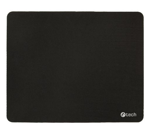 Obrázek C-TECH Podložka pod myš MP-03BK, textilní, 220x180mm, černá
