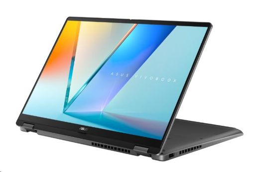 Obrázek ASUS NTB Vivobook 14 Flip (TP3407SA-OLED040X), Ultra 7 256V, 14" 1920x1200, 16GB, 1TB, Intel Arc, W11 Pro, Gray
