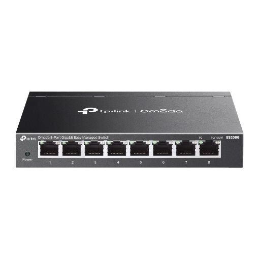 Obrázek TP-Link OMADA switch ES208G (8xGbE,fanless)
