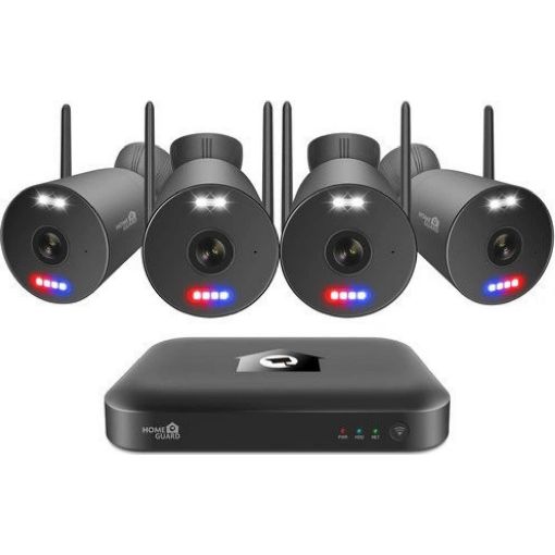 Obrázek iGET HOMEGUARD HGNVK109104 - Wireless 3K NVR 10CH + 4x WiFi 3K kamera