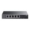 Obrázek TP-Link switch TL-SG1005P-PD (5xGbE,4xPoE+,1xPoE-in,PoE++,90W, fanless)