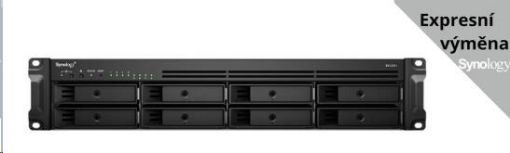 Obrázek Synology RS1221RP+ RackStation (4C/Ryzen V1500B/2,2GHz/4GBRAM/8xSATA/2xUSB3.2/4xGbE/1xPCIe/RP)