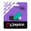 Obrázek Kingston Flash Disk 128GB USB3.2 Gen 1 DataTraveler Exodia S (Black + Turquoise)