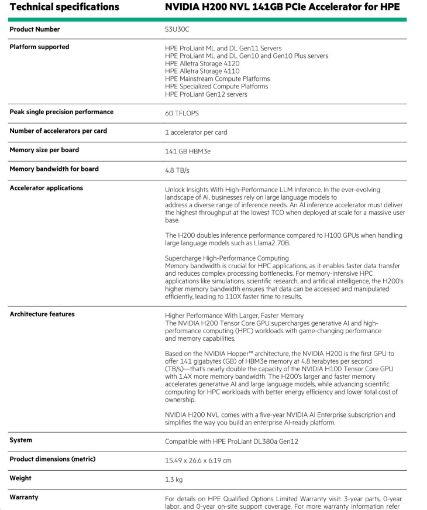 Obrázek NVIDIA 4-way NVLink Bridge for H200 NVL