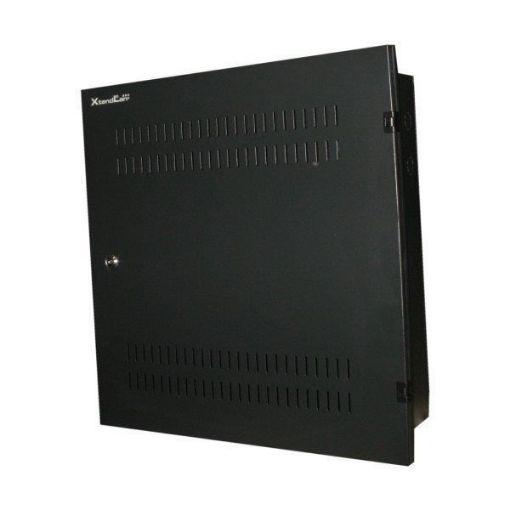 Obrázek XtendLan 19" rozvaděč do zdi 2U+4U 530x130, perforované dveře, černý