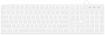 Obrázek CONNECT IT kancelářská podsvícená klávesnice Chocolate WhiteStar, CZ + SK verze, bílá