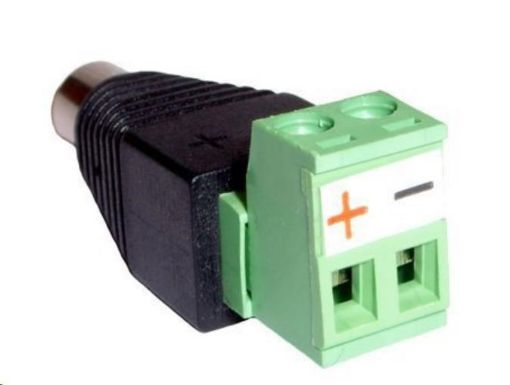 Obrázek Napájecí konektor se svorkovnicí pro zdroj