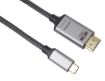 Obrázek PremiumCord kabel USB-C na HDMI 2m rozlišení obrazu 8K@60Hz,4K@144Hz Aluminium