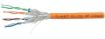 Obrázek PLANET Elite kabel FTP, drát, Cat 6a, 4pár, 600MHz, LS0H, stíněný každý pár, oranžový, Dca, balení 500m