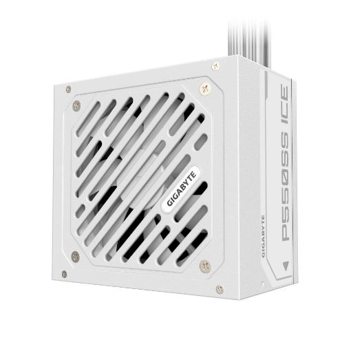 Obrázek GIGABYTE zdroj P550SS ICE, 550W, 80+ Silver, 120mm, ATX 3.0, bílá