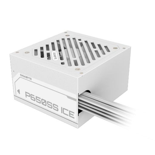 Obrázek GIGABYTE zdroj P650SS ICE, 650W, 80+ Silver, 120mm, ATX 3.0, bílá