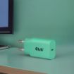 Obrázek Club3D Nabíječka, USB-C, Power Delivery 15V/2A, 2-pack, zelená