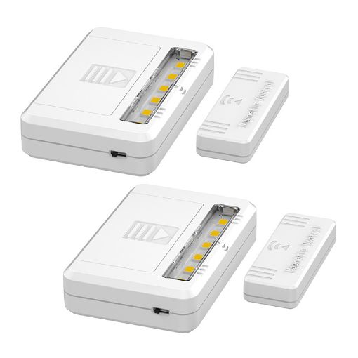 Obrázek Solight LED světélka do skříní, komod a zásuvek, 40lm , 2x AAA, 2ks v balení