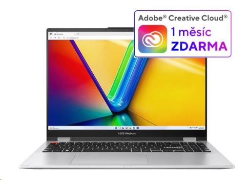 Obrázek ASUS NTB Vivobook Flip (TN3604YA-MC031W), R7-7730U, 16" 1920 x 1200, 16GB, 512GB SSD, Radeon Vega 7, W11 Home, Silver